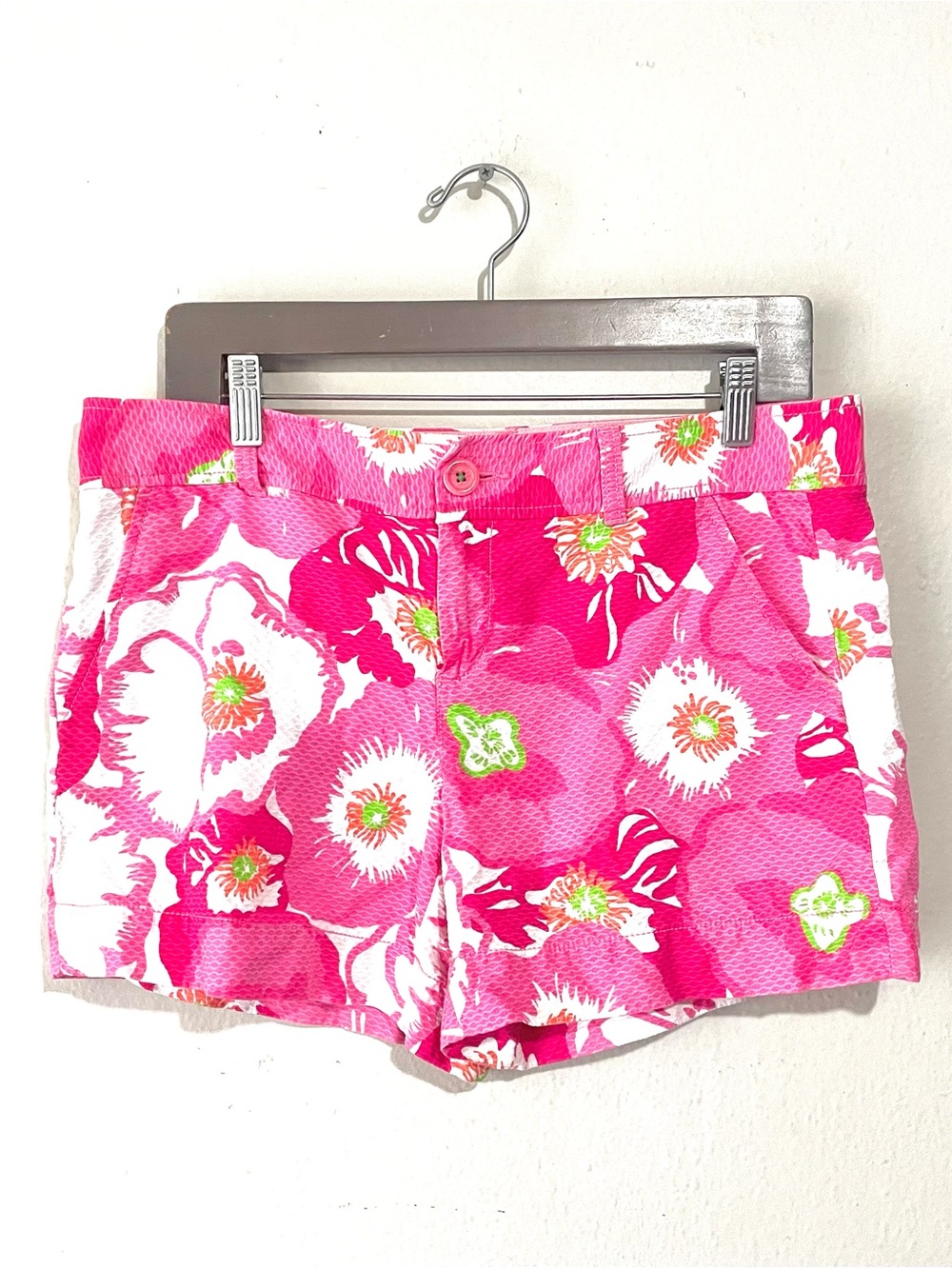 Lilly Pulitizer Colombo Sri Lanka Floral Womens Size 8 Shorts 4" Inseam
